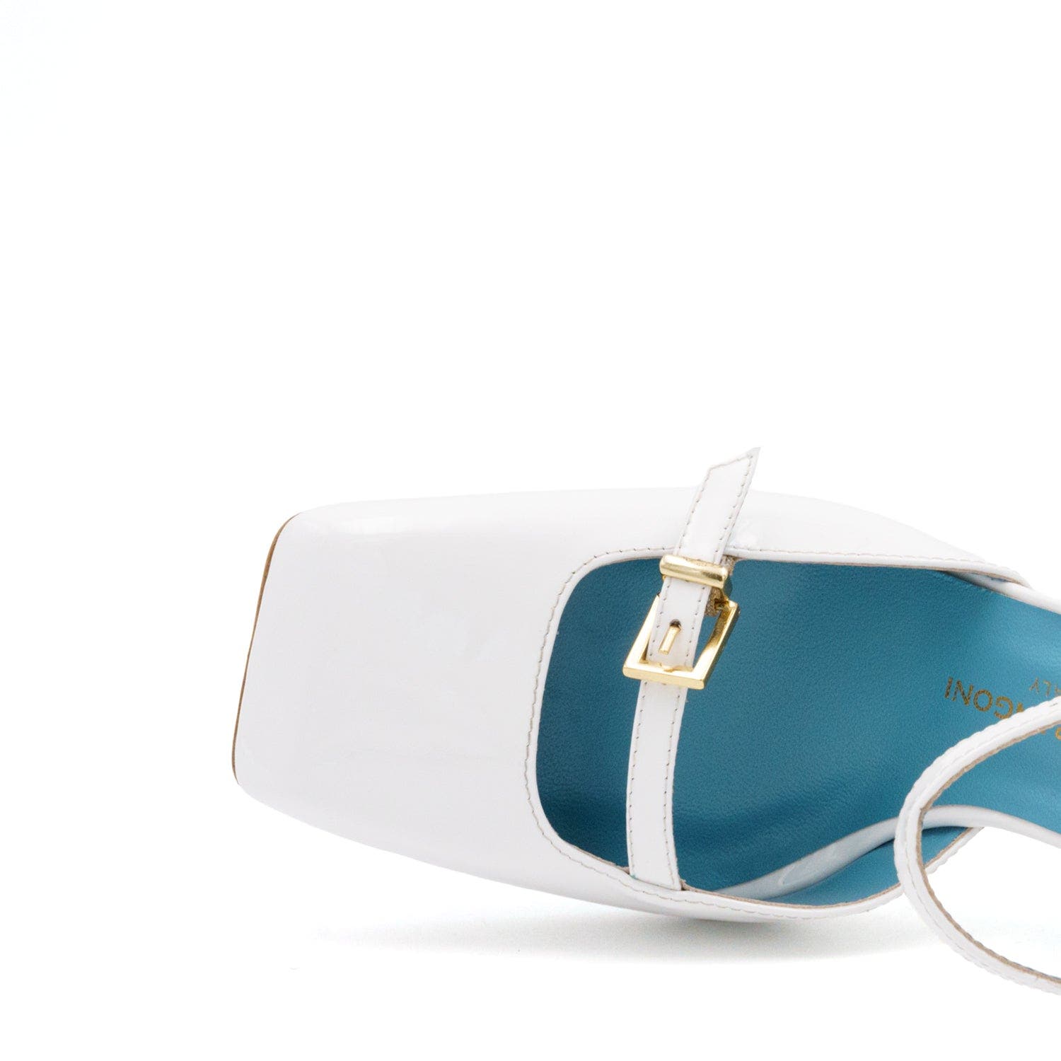 Valentina Rangoni Zete Mary Jane Pump, Alternate, color, White Vernice