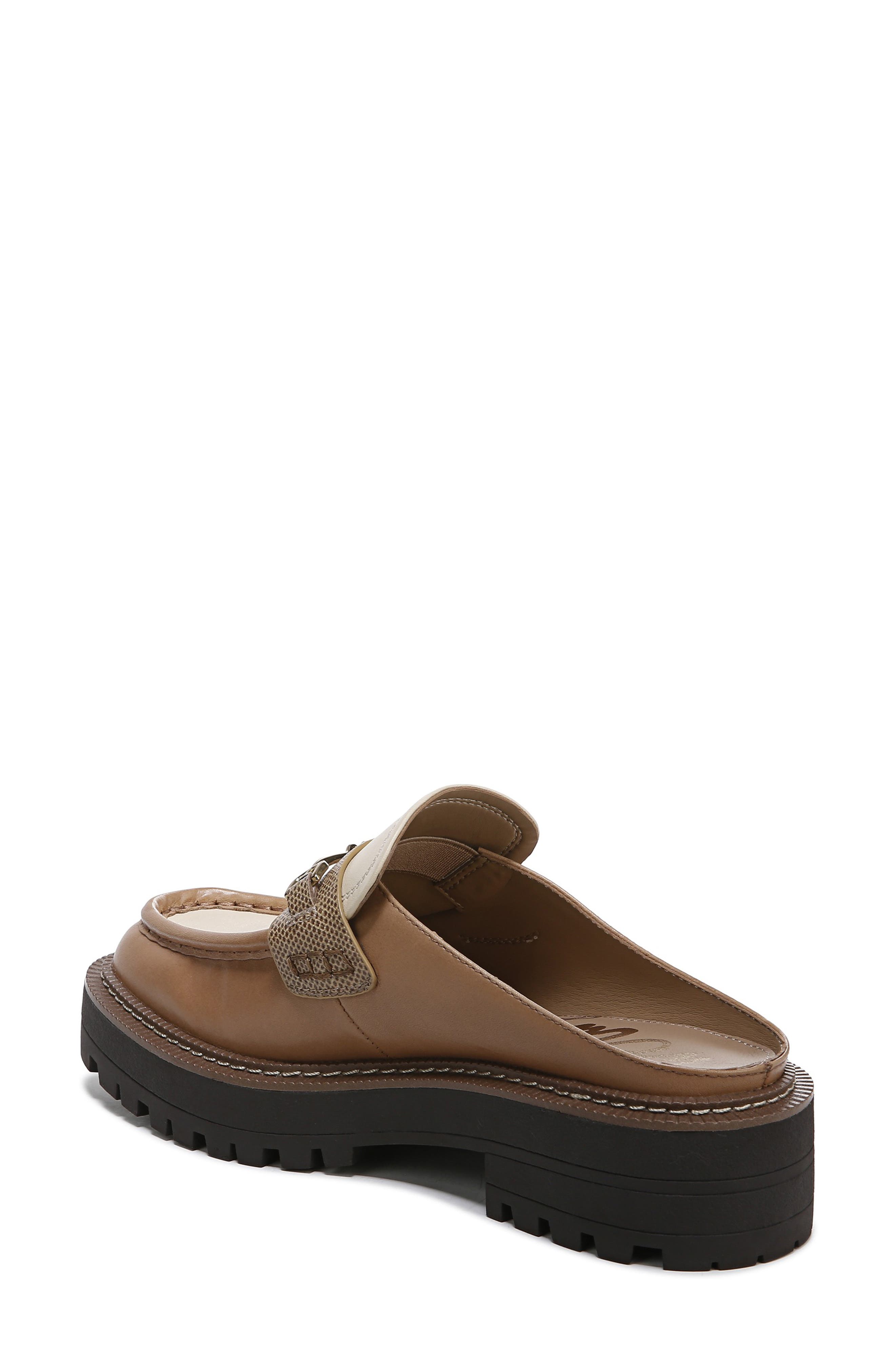 Lennon Loafer Mule, Alternate, color, DK CASHEW/ EGGSHELL/ CHAI
