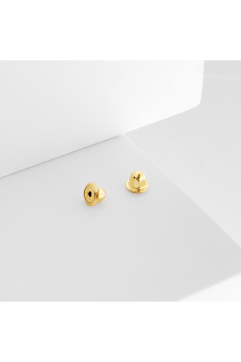 Yellow Gold Replacement Screw Backs, Alternate, color, Gold