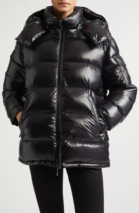 Maire Lacquered Nylon Down Puffer Jacket