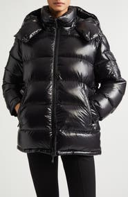 Moncler Maire Hooded Short Down Puffer Jacket