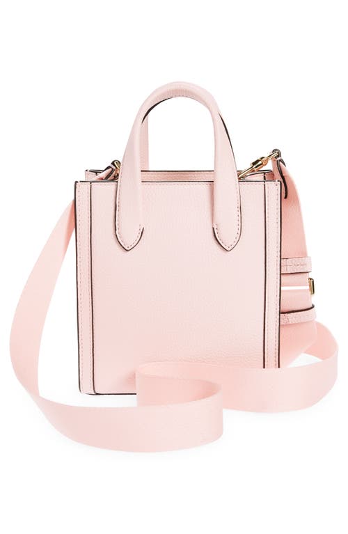 Shop Kate Spade New York Mini Manhattan Pebbled Leather Tote In Crepe Pink