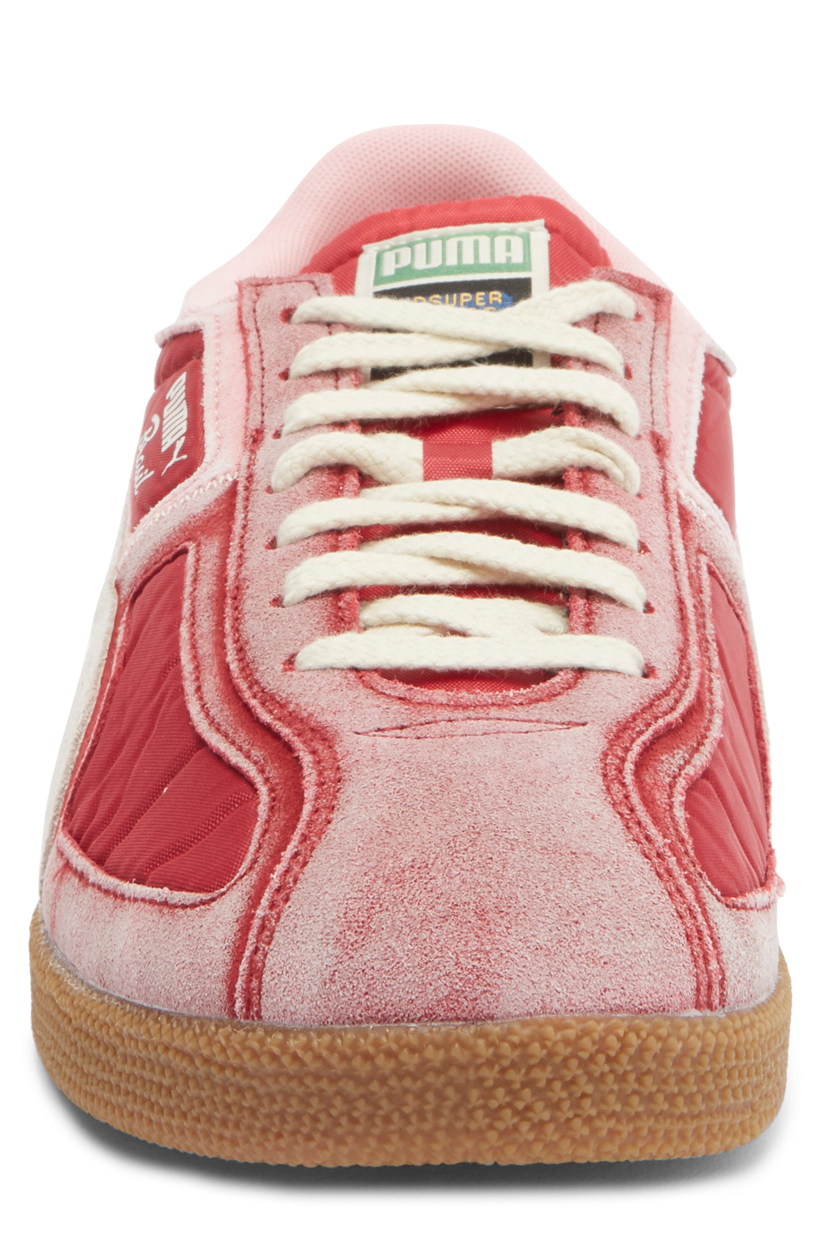 PUMA x KidSuper Brasil Sneaker, Alternate, color, Dark Crimson/ Alpine Snow