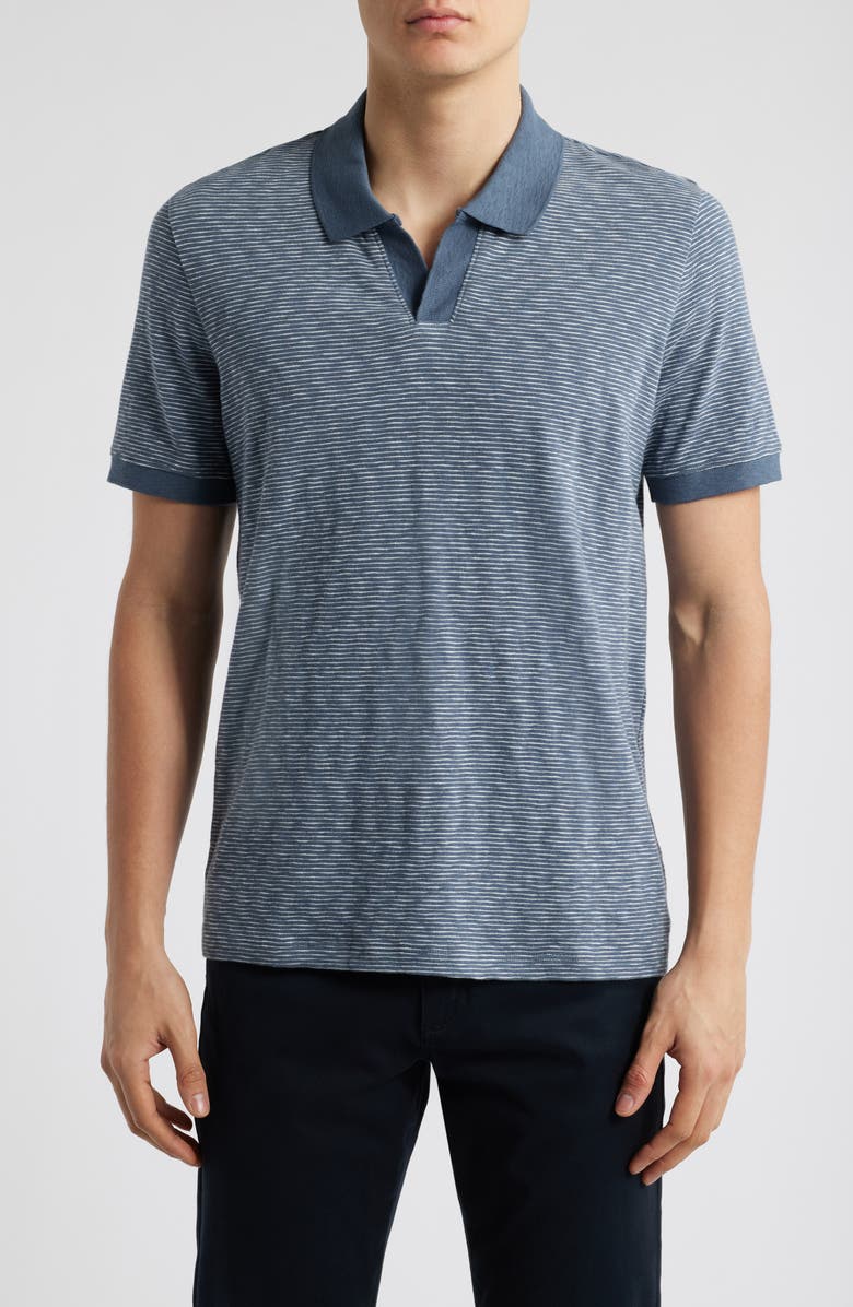 Slub Jersey Johnny Collar Polo