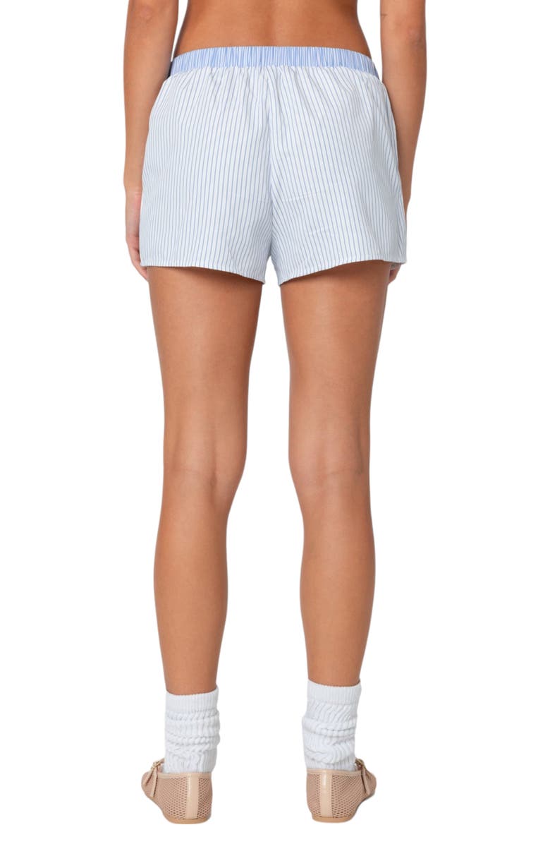 EDIKTED Oaklie Mixed Stripe Boxers, Alternate, color, Blue