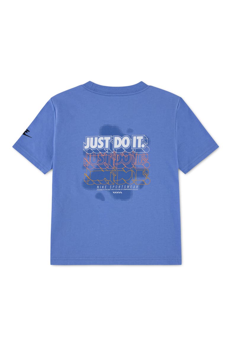 Kids' JDI Deconstructed Graphic T-Shirt, Alternate, color, ROYAL PULSE