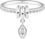 Spinelli Kilcollin Pia Marquise Diamond Pave Ring