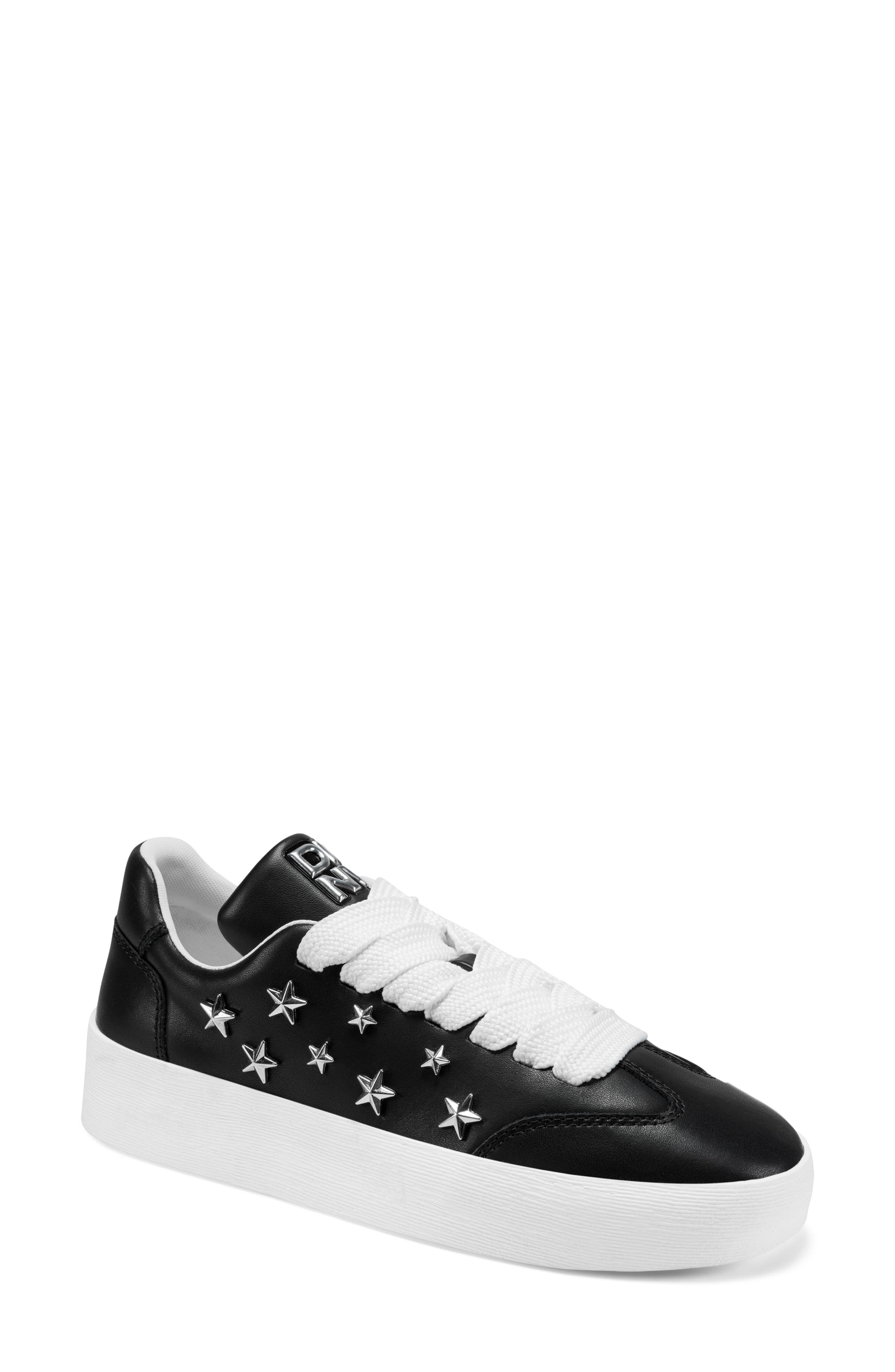 DKNY Glynda Stars Sneaker, Main, color, Black