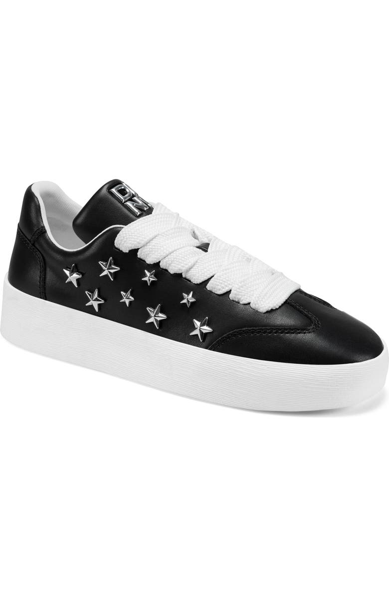 DKNY Glynda Stars Sneaker, Main, color, Black