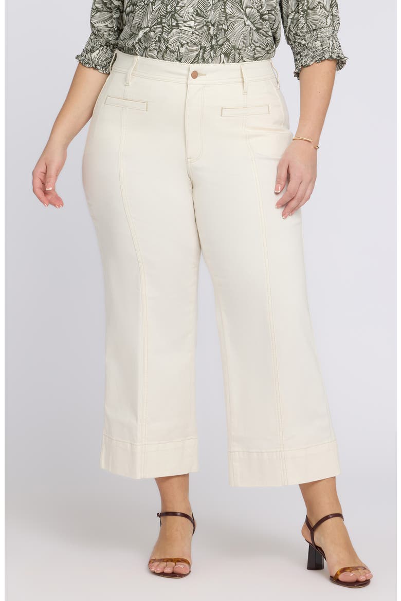Teresa Seamed Ankle Wide Leg Jeans, Main, color, VINTAGE WHITE