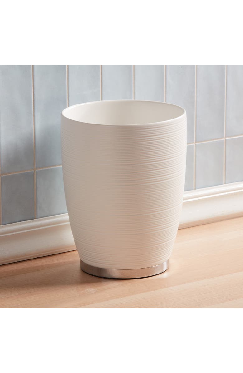 ROSELLI TRADING COMPANY Dubai 8-Piece Ceramic Bathroom Accessory Set, Alternate, color, White