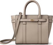 Mulberry Mini Zipped Bayswater Leather Tote