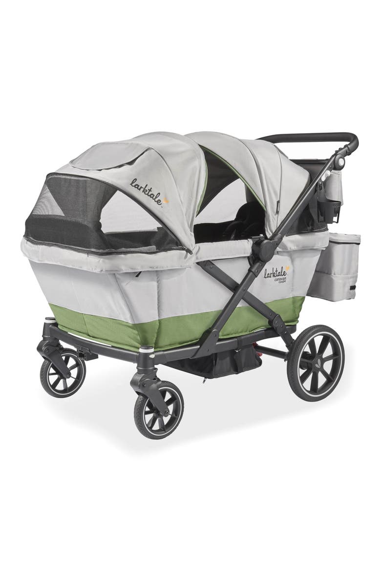 caravan™ coupe QUAD Compact 4-Seat Stroller/Wagon, Alternate, color, GREY