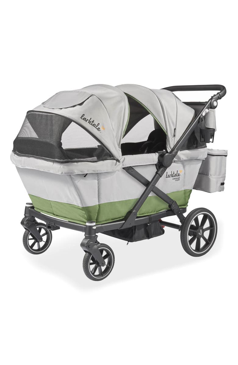 Larktale caravan<sup>™</sup> coupe QUAD Compact 4-Seat Stroller/Wagon, Alternate, color, Grey