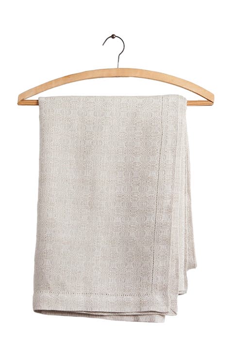 Linen Cloverleaf Tablecloth