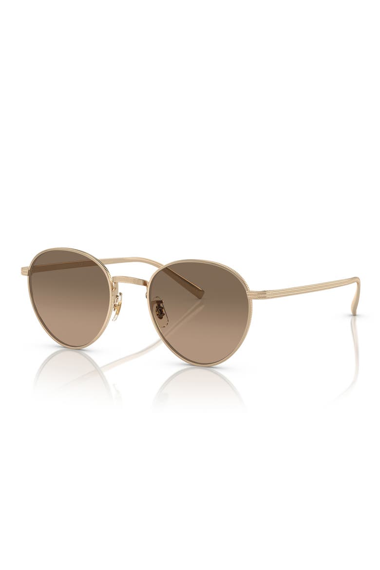 49mm Small Polarized Phantos Sunglasses, Alternate, color, GOLD