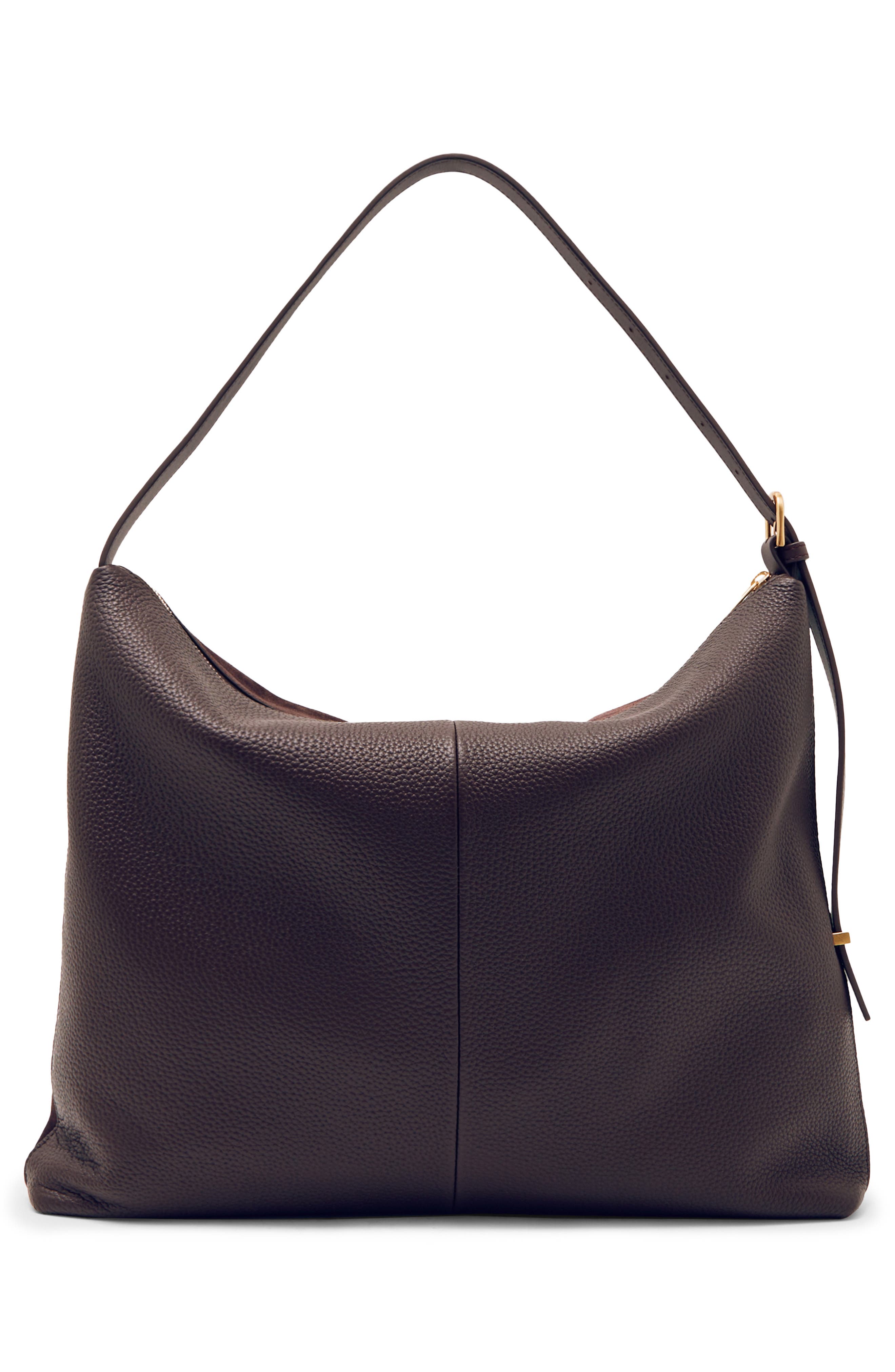 Reiss Vigo Shoulder Bag, Alternate, color, Burgundy