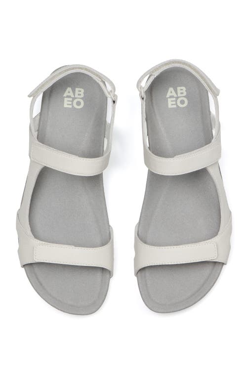 Abeo Oasis Sport Sandal In White - Metatarsal