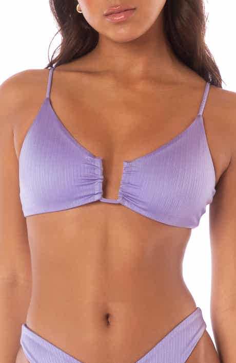 Maaji Bia Lavander Wisteria Reversible Bikini Top