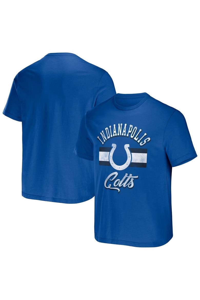 Men's NFL x Darius Rucker Collection by Fanatics Royal Indianapolis Colts Stripe T-Shirt, Main, color, Royal