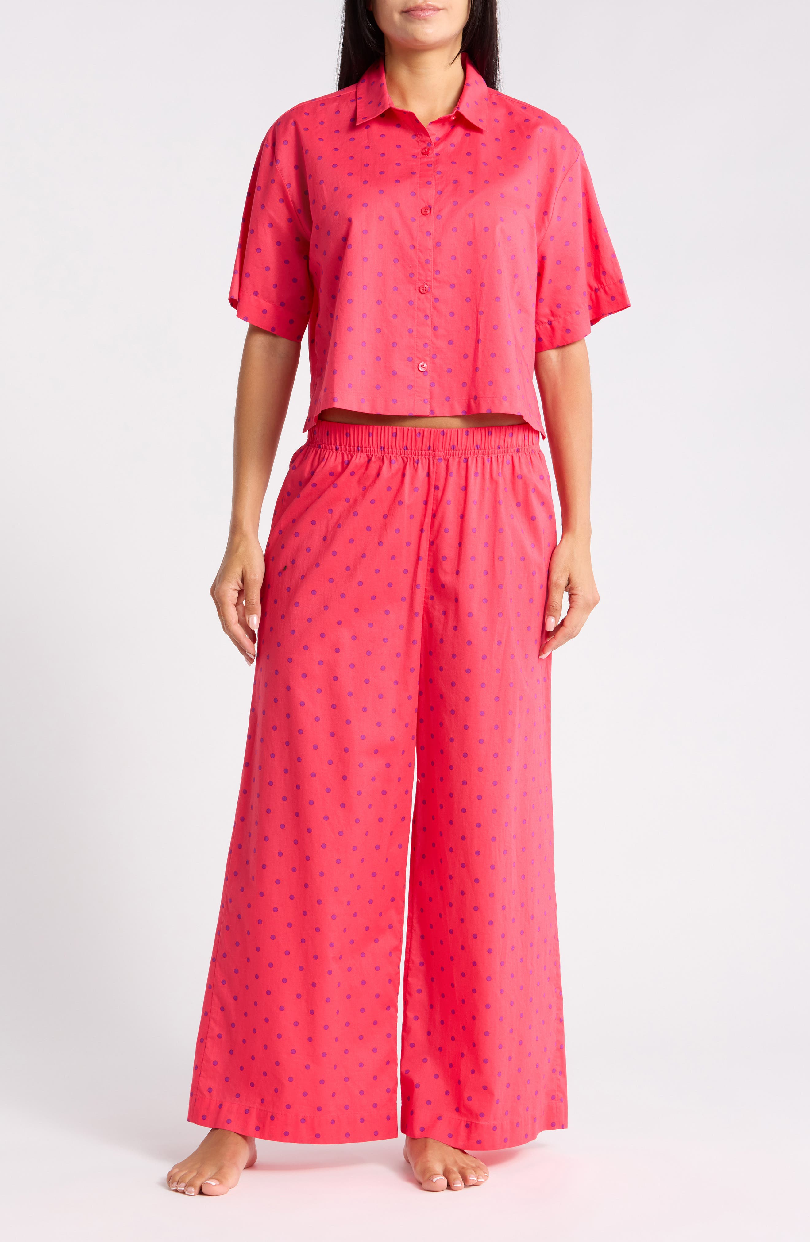 RED- PURPLE MADDISON DOT