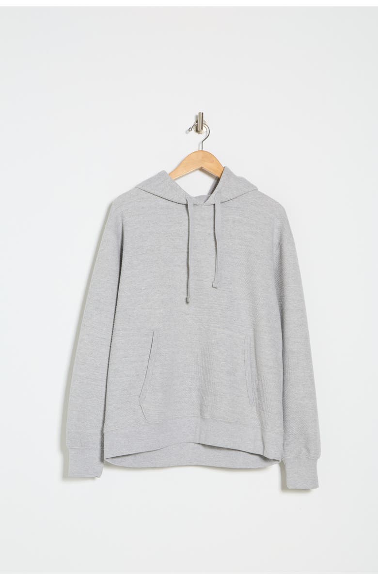 FLEECE FACTORY Premium Jacquard Hoodie, Alternate, color, Grey Mix
