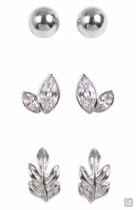 Ivy Set of 3 Stud Earrings