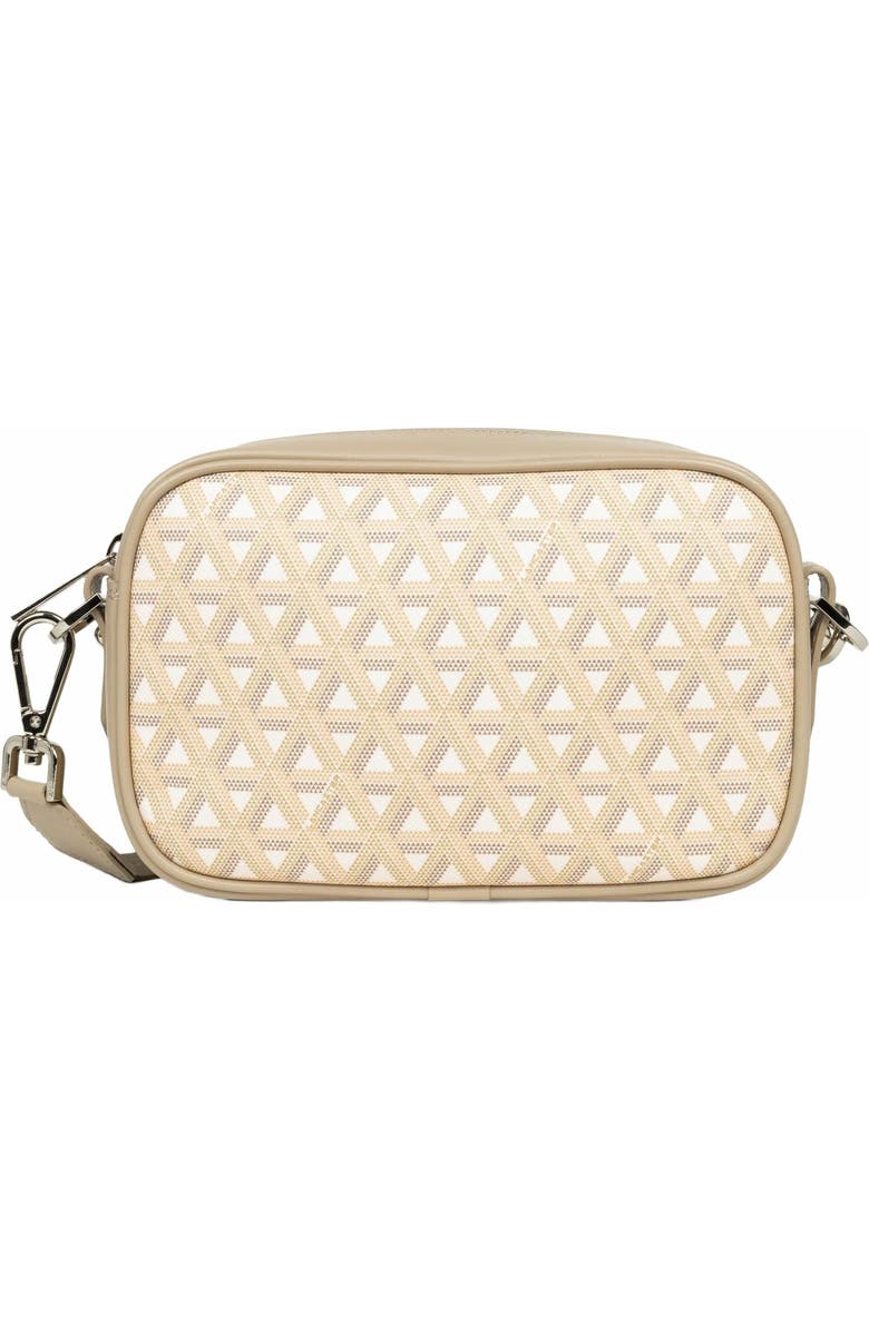 Lancaster Zipped Crossbody Bag Ikon IT, Main, color, Beige
