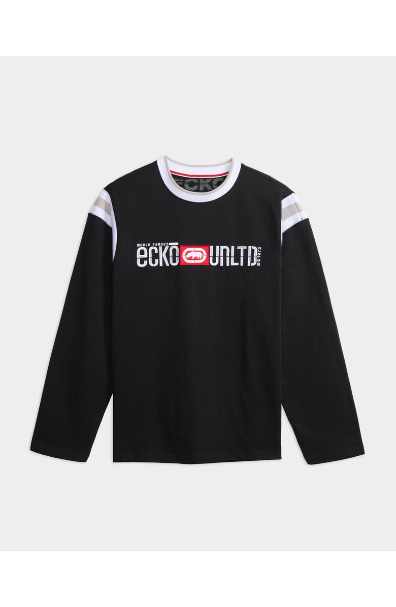 ECKO World Famous Long Sleeve Shirt, Main, color, Black