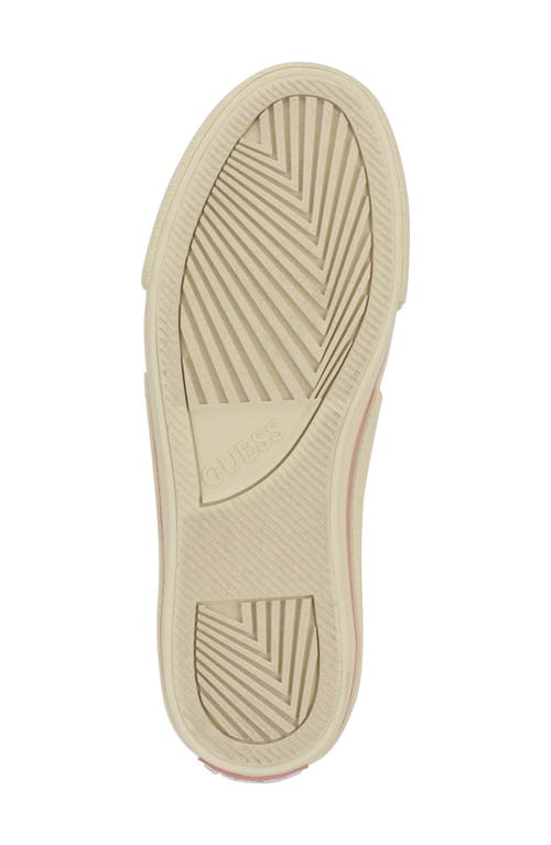 Guess Carey Sneaker In Medium Pink
