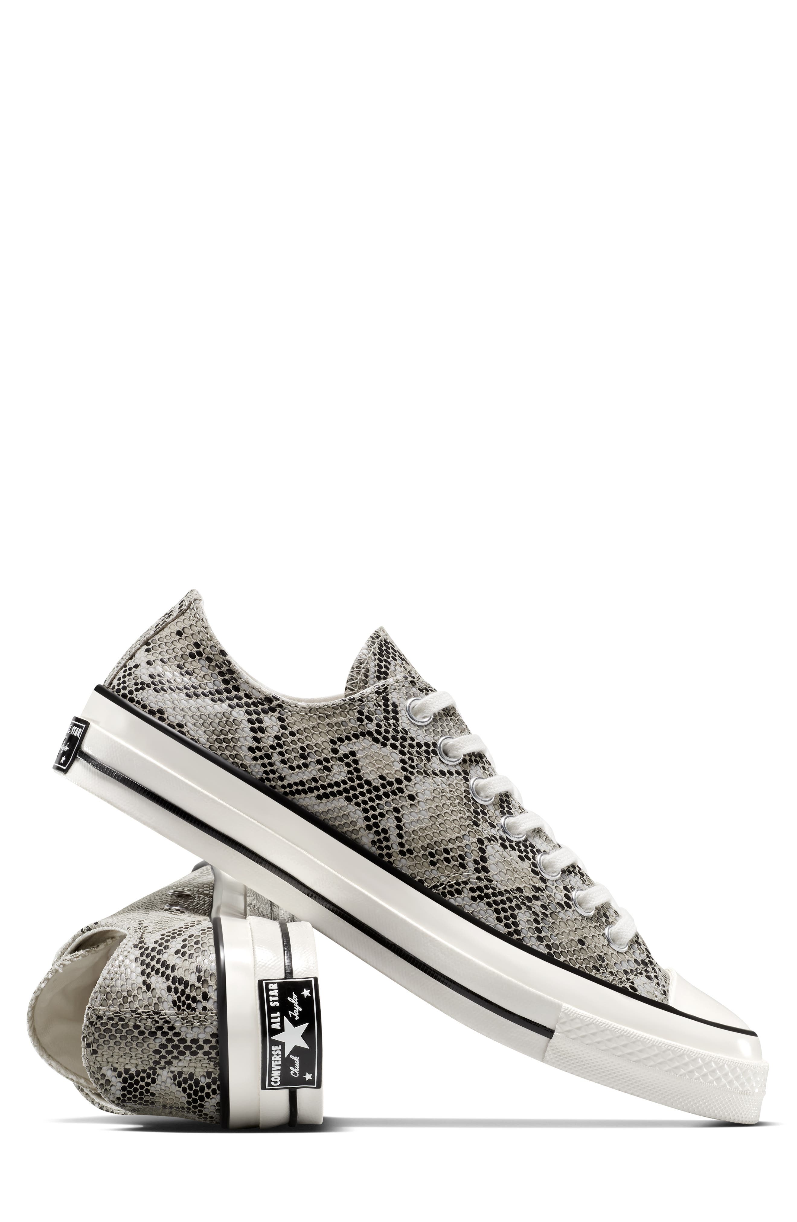 Chuck 70 Faux Snakeskin Suede Low Top Sneaker (Men) | Nordstrom