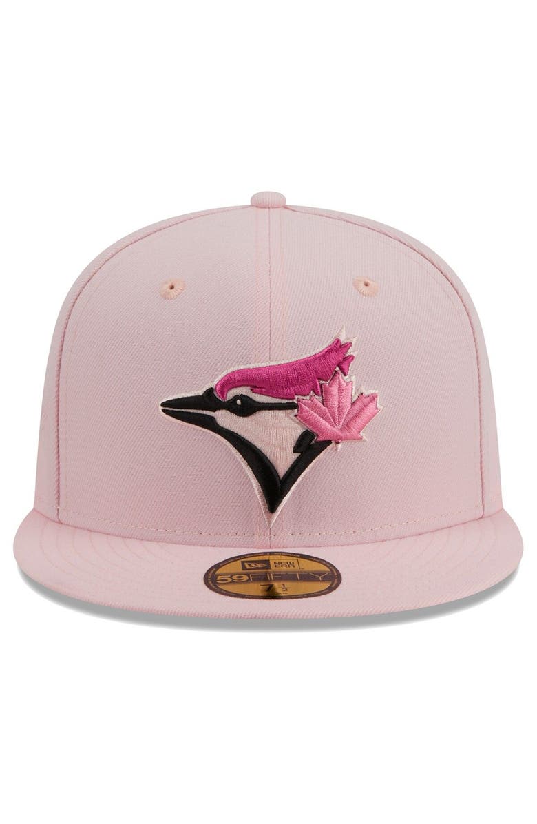 New Era Men's New Era Pink Toronto Blue Jays 1993 MLB World Series 59FIFTY Fitted Hat, Alternate, color, 