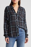 Rails Hunter Plaid Herringbone Button-Up Shirt
