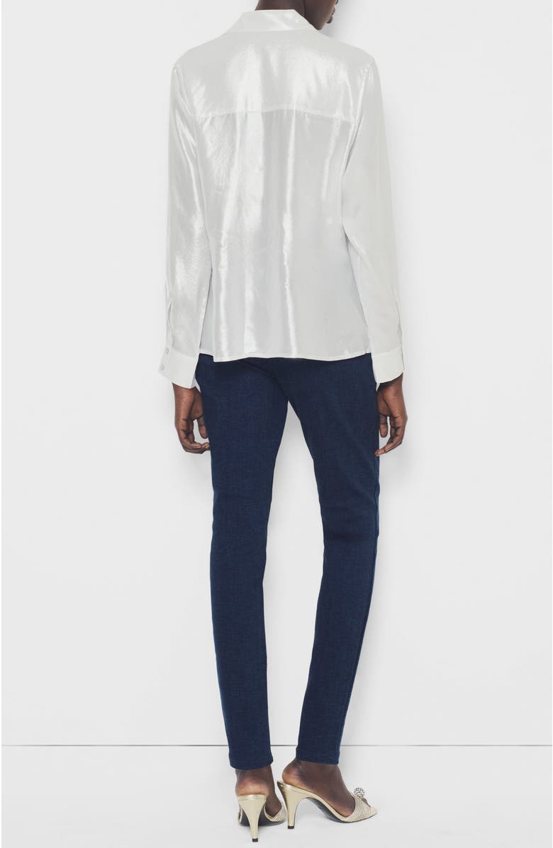 AS by DF Frosted Blouse, Alternate, color, Frosted White