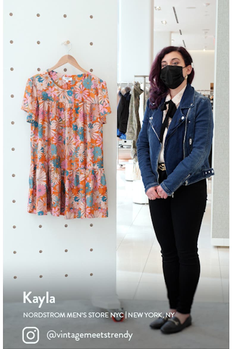 In Retrospect Floral Shift Dress video