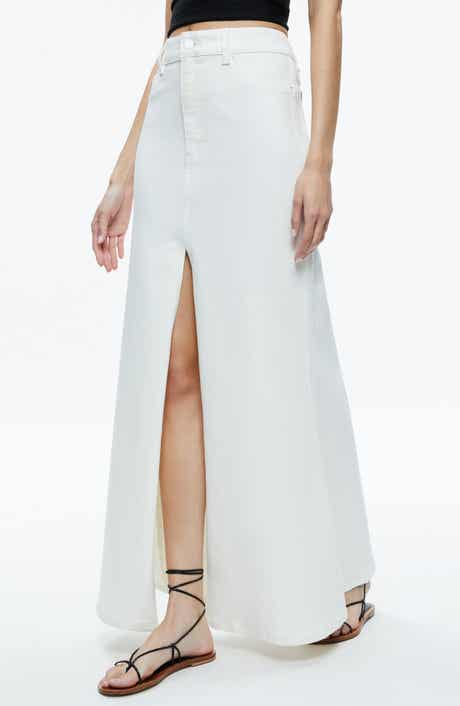Alice + Olivia Denim Maxi Skirt