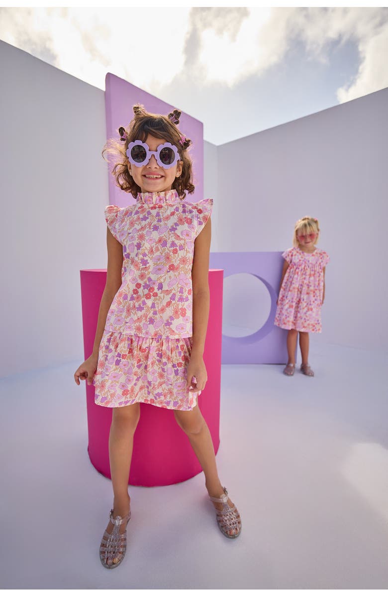 BISBY Kids' Floral Tinsley Top, Alternate, color, Lisle Lavender