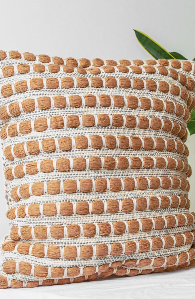 Wayil by Algodones Mayas Rove Pillow - Cover + Insert, Main, color, Copper