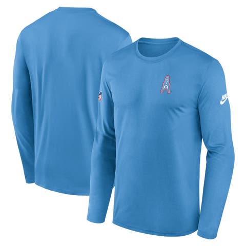 Men's Nike Navy Tennessee Titans Legend Small Logo Performance Long Sleeve T-Shirt