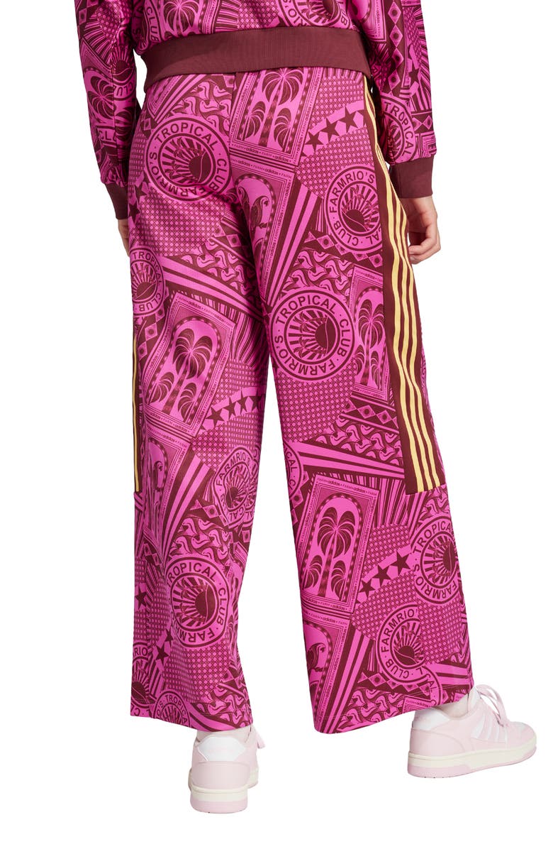 adidas x FARM Rio Oasis Night Tiro Wide Leg Pants, Alternate, color, 