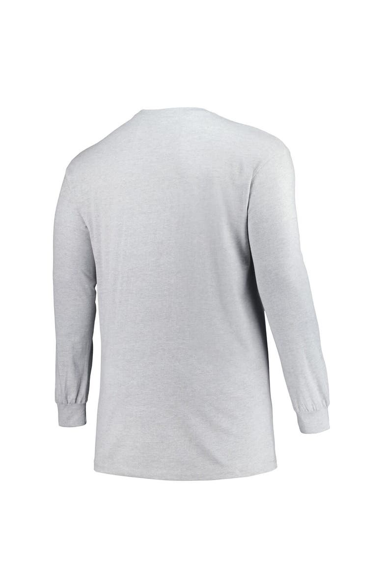 Champion Men's Champion Heather Gray LSU Tigers Big & Tall Mascot Long Sleeve T-Shirt, Alternate, color, Heather Gray