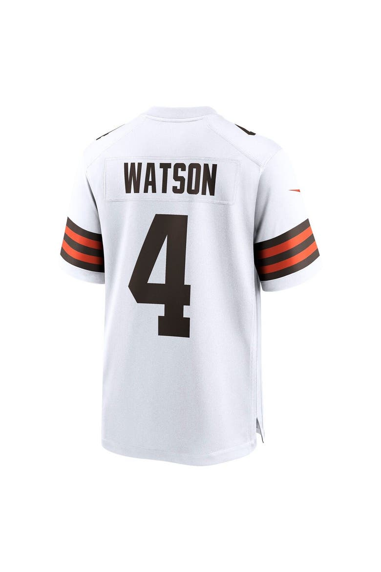 Men's Nike Deshaun Watson White Cleveland Browns Game Jersey, Alternate, color, White
