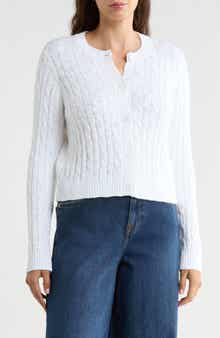 Brooks Cotton Cable Cardigan