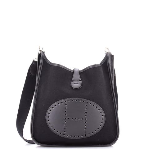 Evelyne Bag Gen I Toile and Leather PM