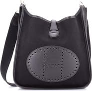 Pre-Owned Hermes Evelyne Bag Gen I Toile and Leather PM