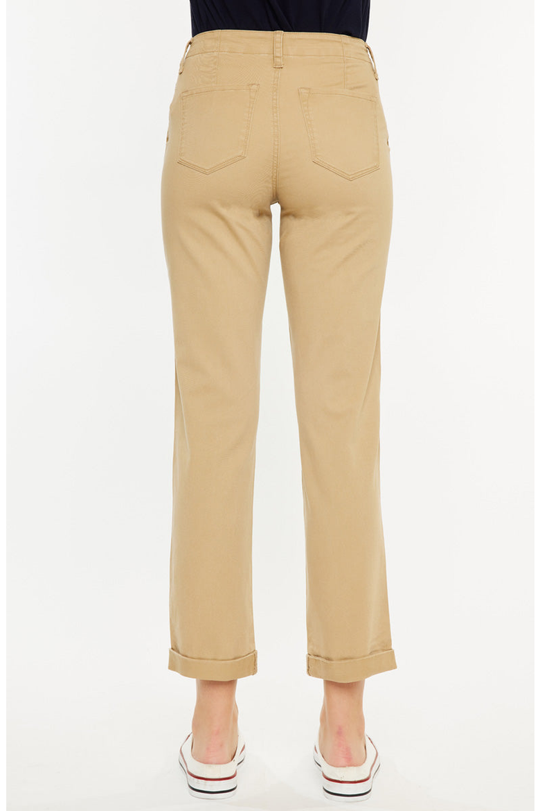 Carol High Rise Slim Chino Pants, Alternate, color, Tan