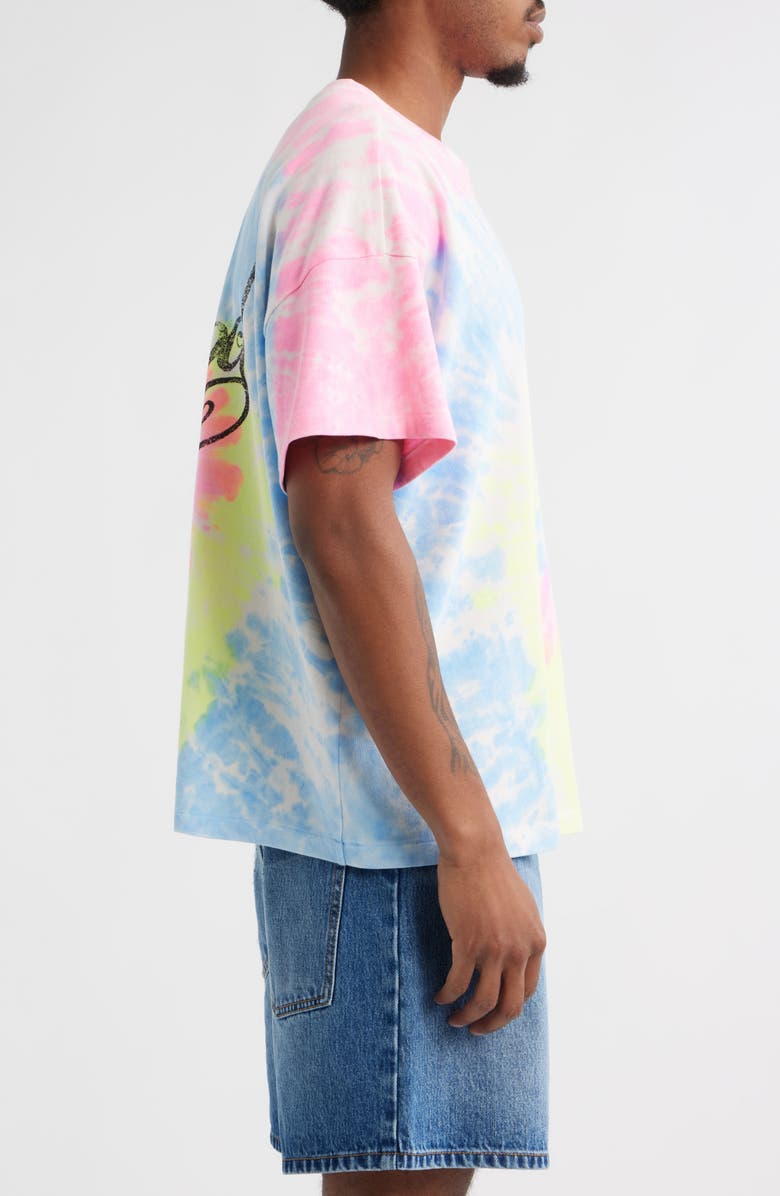 Elwood Camp Tie Dye T-Shirt, Alternate, color, Spiral Tie Dye