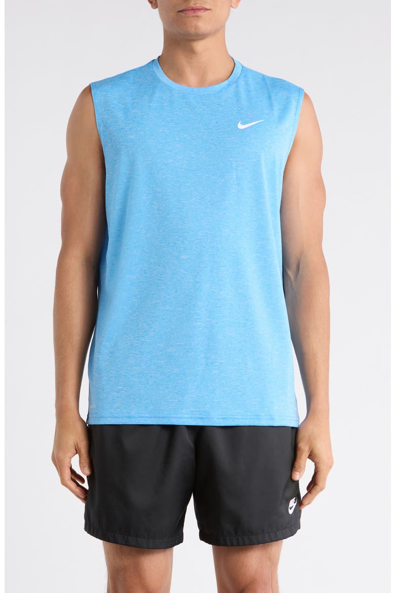 Sleeveless Hydroguard Swim Shirt, Main, color, BLUE
