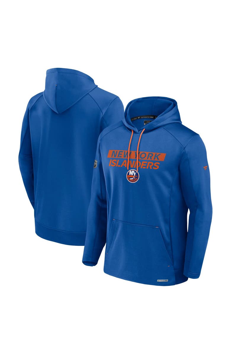 FANATICS Men's Fanatics  Royal New York Islanders Authentic Pro Rink Fleece Pullover Hoodie, Main, color, 