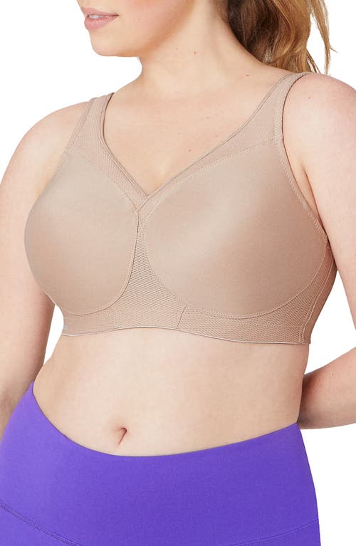 Glamorise MagicLift® Seamless Sports Bra in Brown at Nordstrom, Size 46G